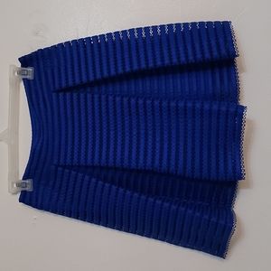 Women's Express Blue Lace Mini Skirt Size 6 (NWT)